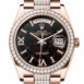  Day-Date 36 Eisenkiesel Dial Diamond Bezel 18K Everose Gold Diamond President Watch 128345RBR