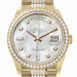  Day-Date 36 Mother-of-Pearl Diamond Dial Gold Diamond Bezel Watch 128348RBR-0019 128348RBR