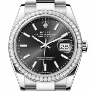 Datejust 36 Black Dial Ladies Watch 126284RBR 126284RBR-0048
