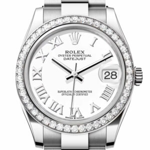 Datejust 31 White Roman Dial Ladies Watch 278384RBR 278384RBR-0013