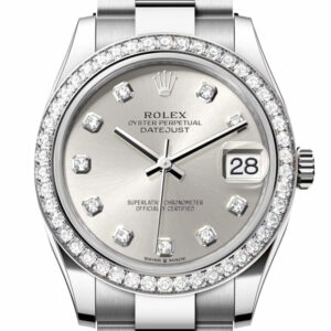 Datejust Silver Diamond Dial Ladies Watch 278384RBR 278384RBR-0033