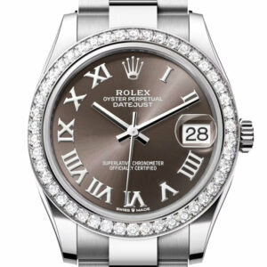 Datejust 31 Dark Grey Roman Dial Ladies Watch 278384RBR 278384RBR-0025
