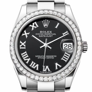 Datejust 31 Black Roman Dial Ladies Watch 278384RBR 278384RBR-0001