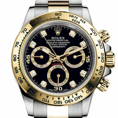  Daytona 40 Black Dial Two Tone Oyster Men's Watch 116503