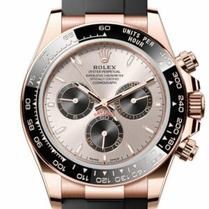  Daytona 40 Sundust and Bright Black Dial Rose Gold Mens Watch 126515LN