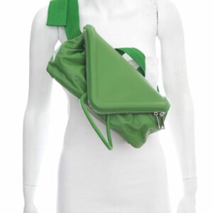 Bottega Veneta Green Beak Triangle Belt Bag