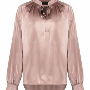 Max Mara Tamigi Silk Blouse With Bow