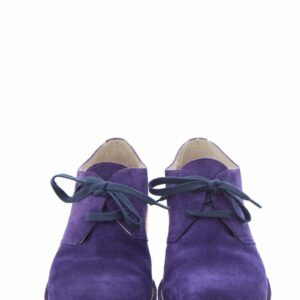 Bottega Veneta Purple Suede Oxford SZ 36.5