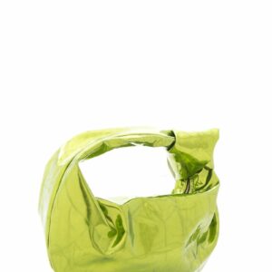 Bottega Veneta Green Jody Crinkle Leather Handbag