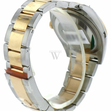  Datejust 36 Black Dial 18K Gold Two Tone Oyster Watch 116203