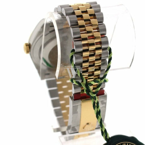  Datejust 31 Silver Dial Diamond Bezel 18K Gold Two Tone Jubilee Ladies 178343 Watch