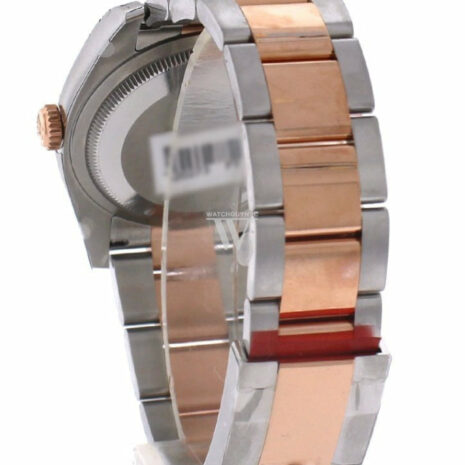  Datejust 36 Pink Set With Diamonds Dialsteel And 18K Rose Gold Oyster Watch 116201
