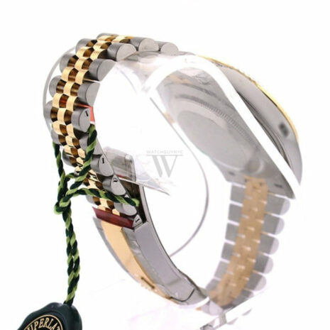  Datejust 31 Silver Dial Diamond Bezel 18K Gold Two Tone Jubilee Ladies 178343 Watch