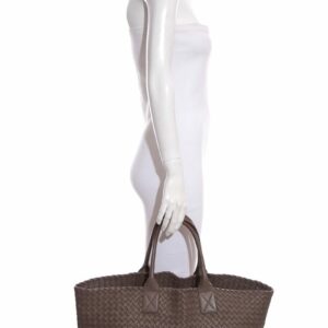 Bottega Veneta "Cabat" Intrecciato Mushroom Tote
