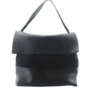 Céline All Soft Black Leather Shoulder Bag