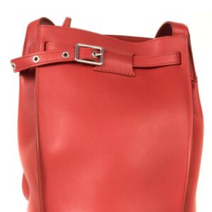 Céline Big Bag Bucket Red Leather Backpack