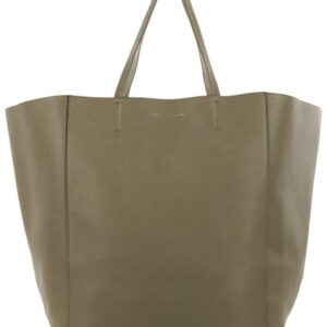 Céline Cabas Phantom Large Cabas Grey Leather Tote
