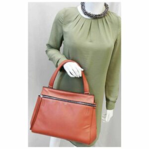 Céline Edge Smooth Calfskin Leather Shoulder Bag