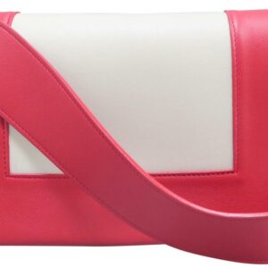 Céline Frame Evening Red&grey Calfskin Leather Shoulder Bag