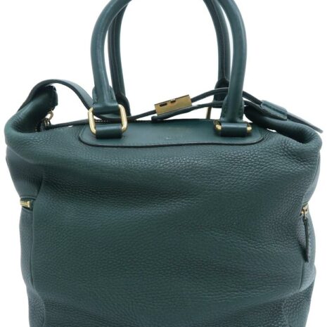 celine-leather-green-calfskin-tote-0-1-960-960