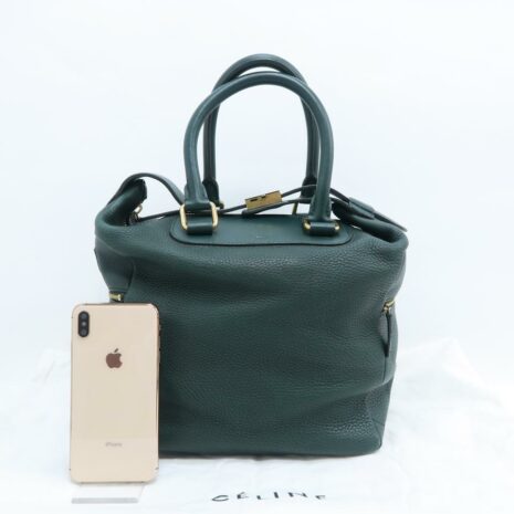 celine-leather-green-calfskin-tote-1-0-960-960