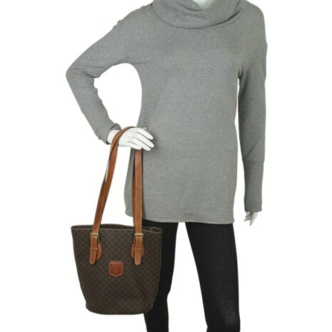 celine-macadam-bucket-164657-brown-coated-canvas-tote-1-0-960-960