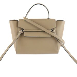 Céline Mini Belt Beige Calfskin Leather Cross Body Bag