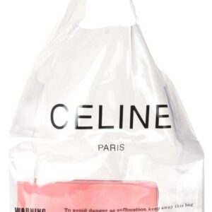 Céline Pvc Shopping Handle Clear Plastic Shoulder Bag