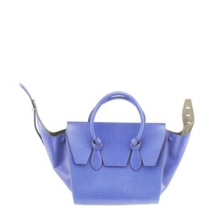 Céline Tie Mini Blue Leather Tote