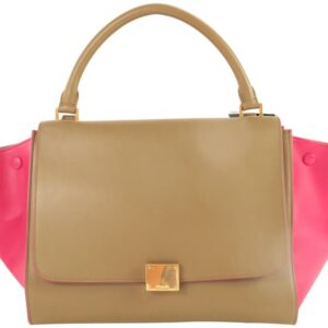 Céline Trapeze Medium Multicolor Calfskin Satchel