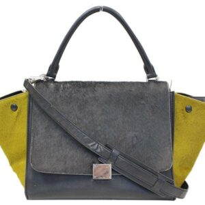 Céline Trapeze Pony Hair Small Shoulder Bag