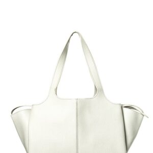 Céline Tri-Fold Medium Tri Folder Grey Leather Tote
