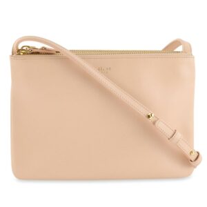 Céline Trio Small Pink Lambskin Leather Cross Body Bag