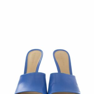 Bottega Veneta Periwinkle Stretch Mule Heels SZ 38